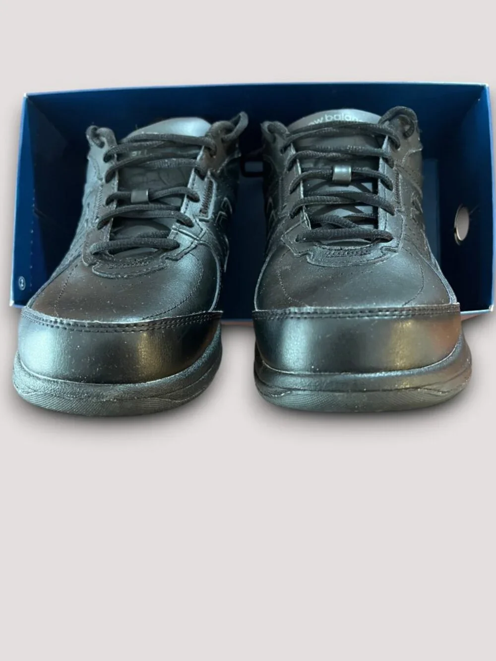New Balance 577 Walking Shoes Men's 8 4E X-Wide Black Leather (Fits W9.5 XW)